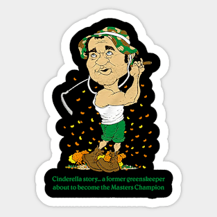 Carl Spackler Caddyshack Art Funny Golfer Sticker